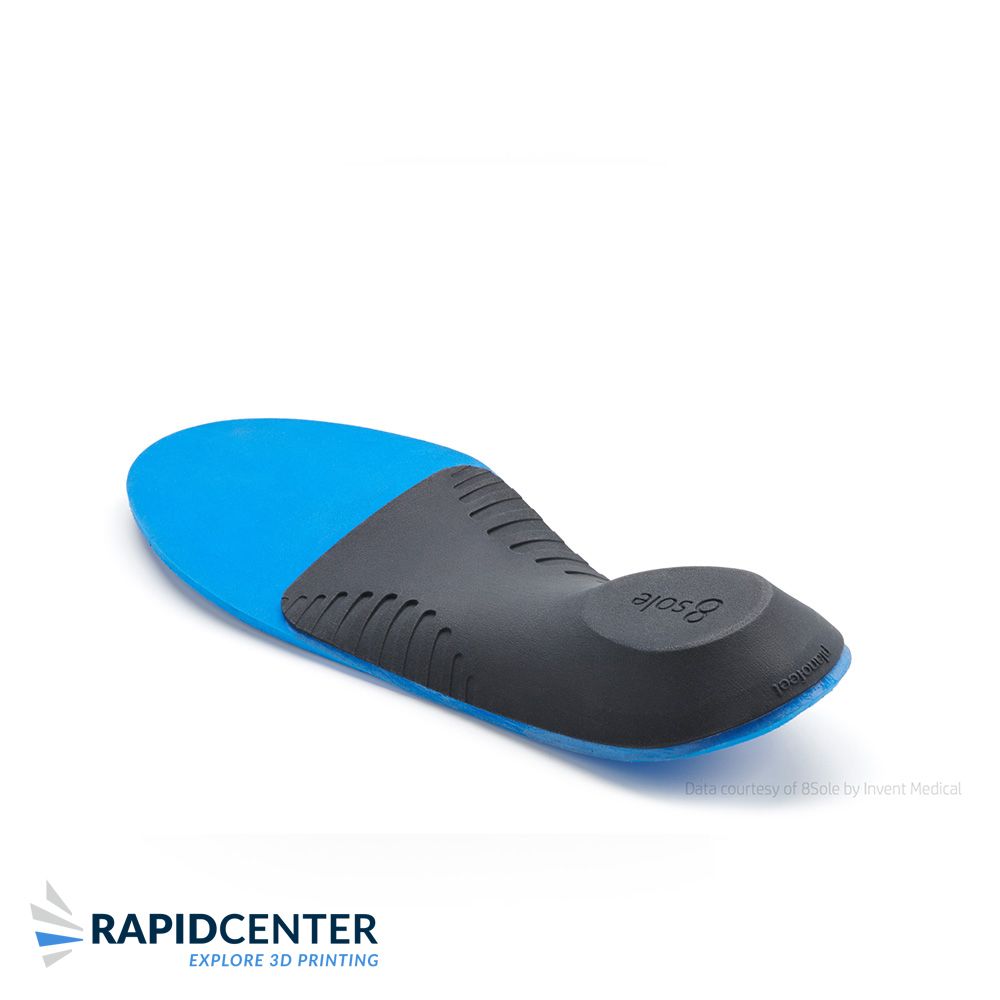 3D-geprinte inlegzolen voor ondersteuning, correctie of ontlasting van de voet